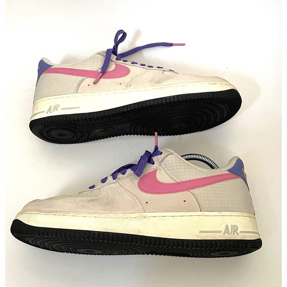 Nike Air Force 1 '07 Phantom CU3007-061 Sneakers Purple Beige Size 10.5 - Picture 5 of 9
